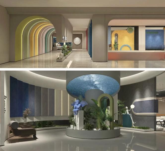 乐鱼体育三棵树涂料艺术展厅荣获“原创设想、优良新贸易空间”双料大奖(图2)